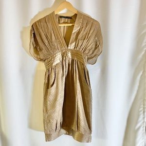 DESIGNERGold Silk Dress Development by EricaDavies